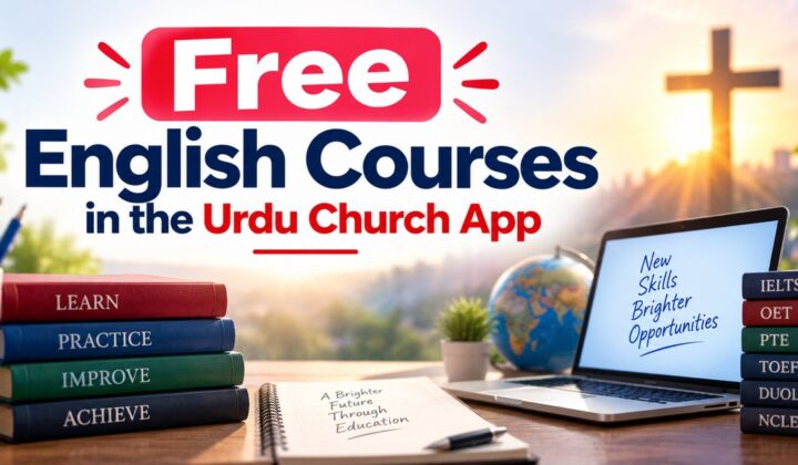 Free English Courses in the Urdu Church App